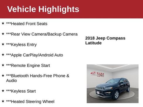 Used 2018 Jeep Compass Latitude w/ Popular Equipment Group AWD/4WD image 4