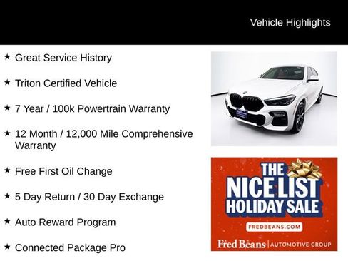 Used 2021 BMW X6 xDrive40i w/ M Sport Package image 3