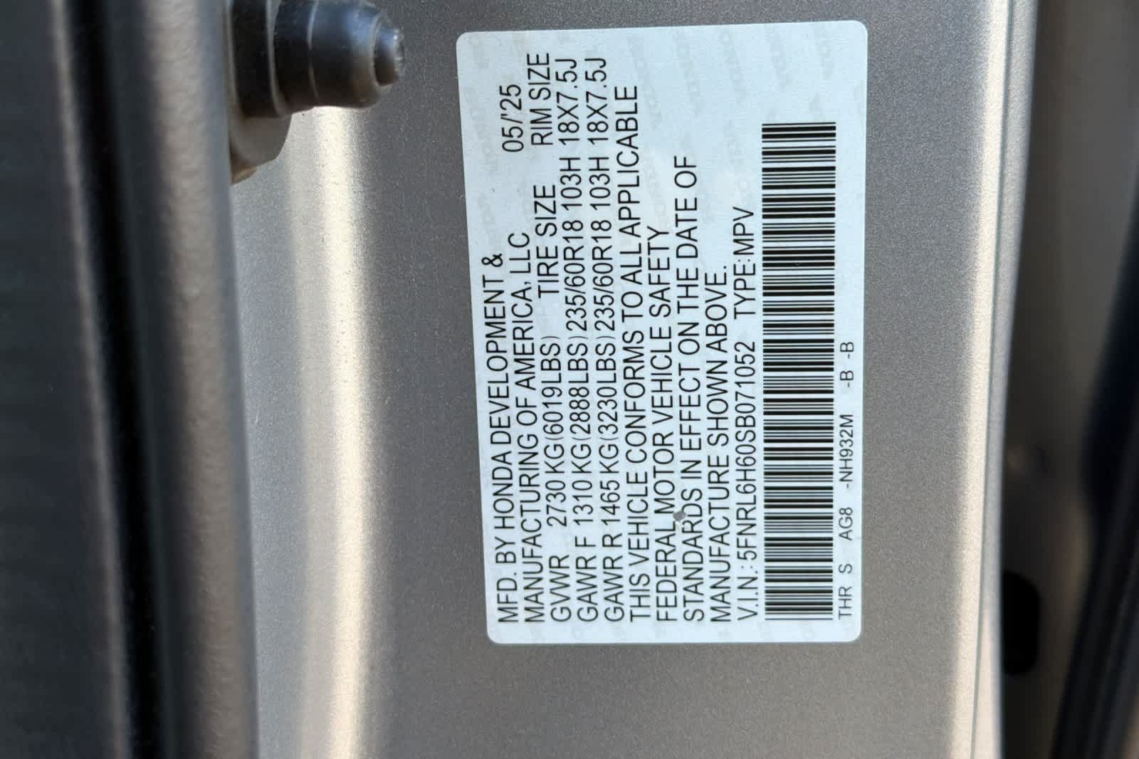 Used 2025 Honda Odyssey EX-L image 29