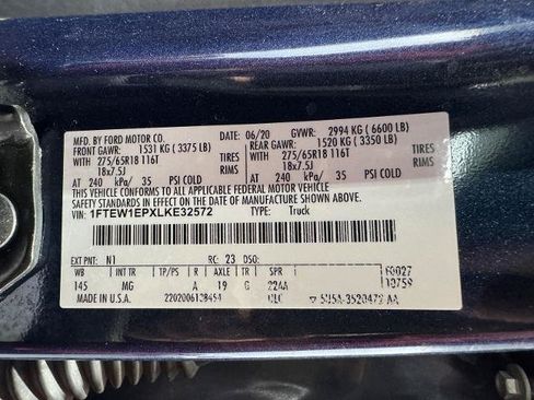 Certified 2020 Ford F150 XLT AWD/4WD image 35