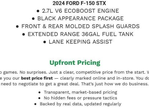 Used 2024 Ford F150 STX w/ STX Black Appearance Package AWD/4WD image 3