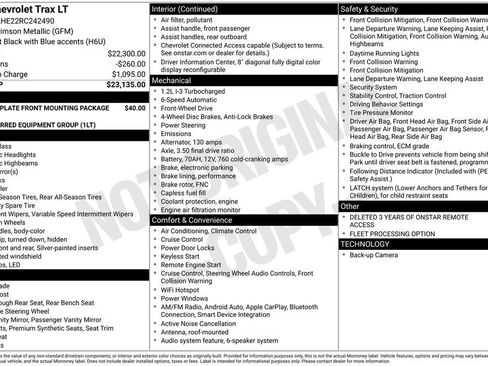 Used 2024 Chevrolet Trax LT FWD image 33