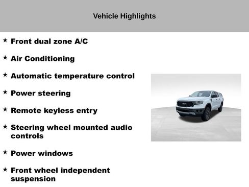 Used 2022 Ford Ranger XLT w/ Equipment Group 301A Mid image 36