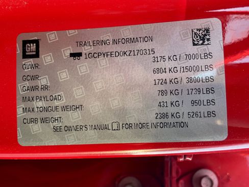 Used 2019 Chevrolet Silverado 1500 LT Trail Boss image 16