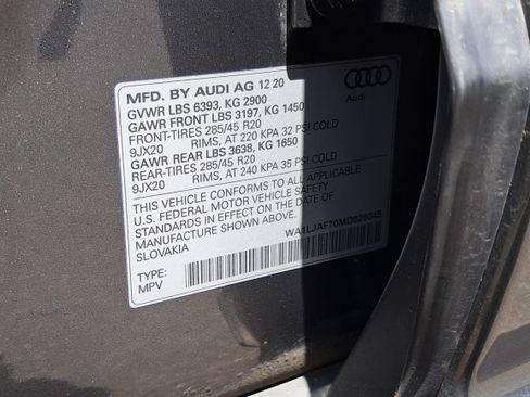 Used 2021 Audi Q7 2.0T Premium Plus w/ Premium Plus Package AWD/4WD image 37