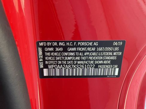 Used 2019 Porsche 718 Cayman RWD image 22