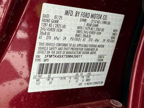 New 2025 Ford Mustang Mach-E GT w/ Interior Protection Package image 44