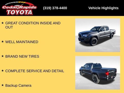 Certified 2022 Toyota Tacoma SR5 w/ Technology Package image 7