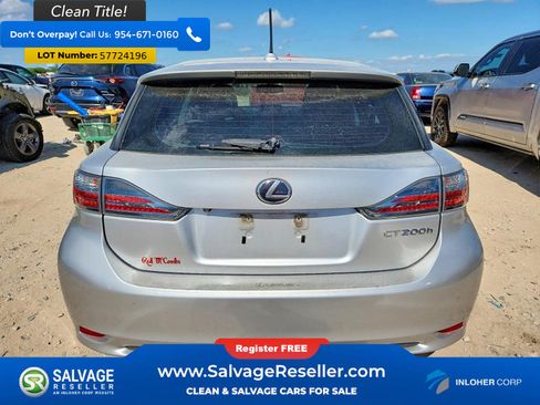 Used 2013 Lexus CT 200h w/ Premium Pkg w/Navigation FWD image 8