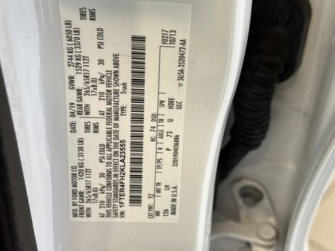 Certified 2019 Ford Ranger XLT w/ Equipment Group 302A Luxury image 27