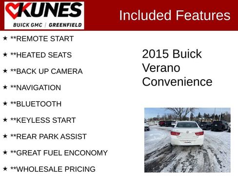 Used 2015 Buick Verano Convenience image 2