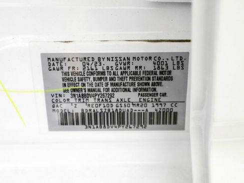 Used 2023 Nissan Sentra SR w/ SR Premium Package FWD image 51