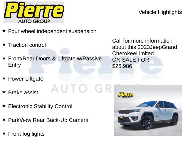 Used 2023 Jeep Grand Cherokee Limited w/ Luxury Tech Group II AWD/4WD image 22