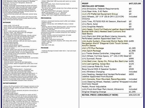 Used 2017 Chevrolet Silverado 1500 LTZ w/ Sport Package image 41