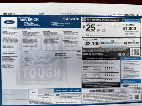 Used 2025 Ford Maverick XLT w/ XLT Luxury Package AWD/4WD image 26