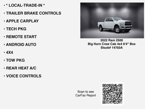 Used 2022 RAM 2500 Big Horn image 6