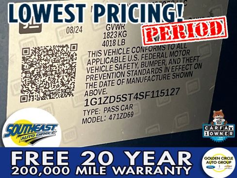 Used 2025 Chevrolet Malibu LT image 60