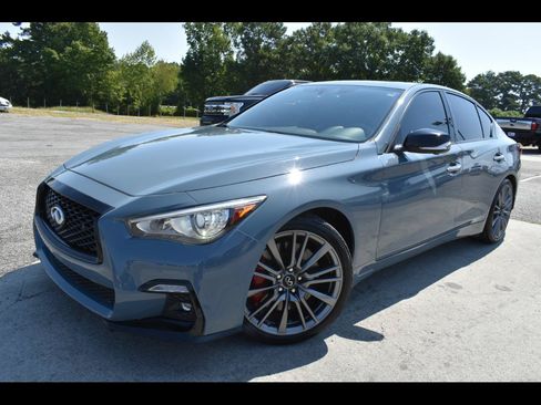 Used 2021 INFINITI Q50 Red Sport 400 RWD image 1