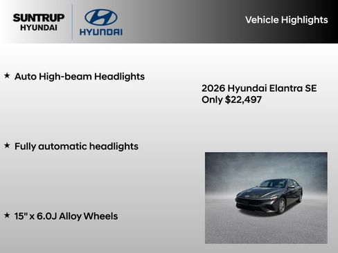 Used 2026 Hyundai Elantra SE FWD image 16