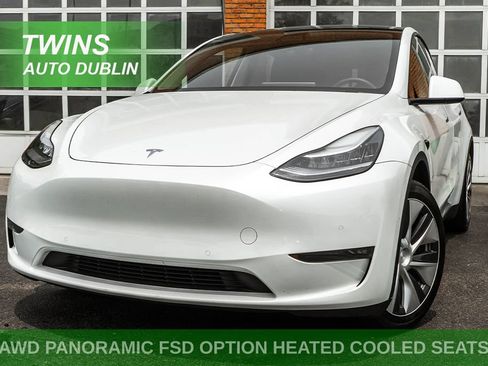 Used 2020 Tesla Model Y Long Range AWD/4WD image 1