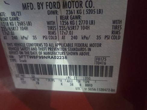 Used 2022 Ford Maverick XLT w/ Equipment Group 300A Standard AWD/4WD image 8