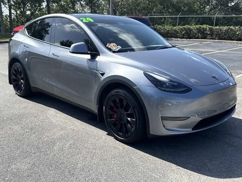 Used 2024 Tesla Model Y Long Range AWD/4WD image 2