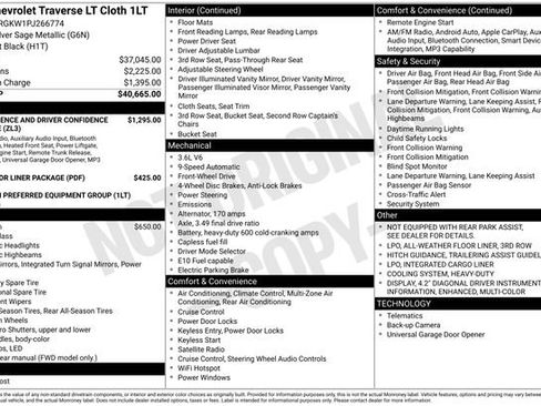Used 2023 Chevrolet Traverse LT FWD image 7
