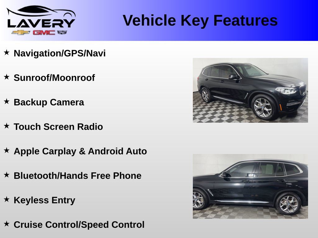 Used 2020 BMW X3 xDrive30i w/ Executive Package AWD/4WD image 2