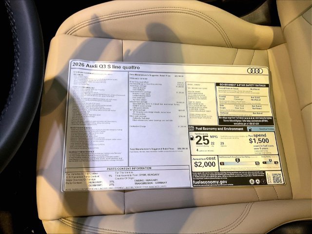 New 2026 Audi Q3 quattro 2.0T AWD/4WD image 10