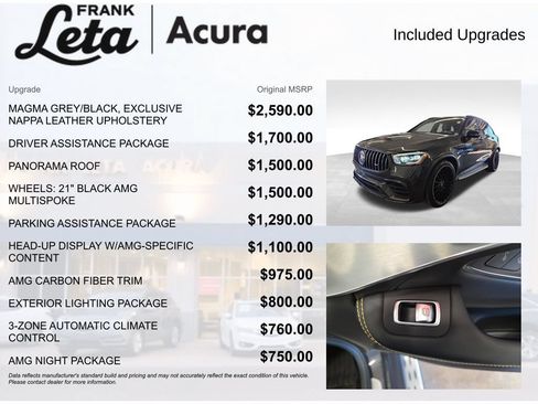 Used 2020 Mercedes-Benz GLC 63 AMG 4MATIC w/ Driver Assistance Package image 6