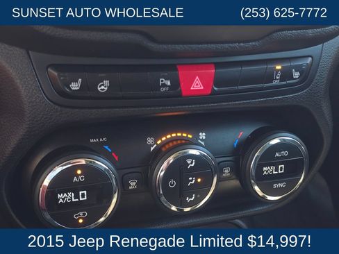 Used 2015 Jeep Renegade Limited w/ Advanced Technology Group AWD/4WD image 37