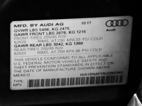 Used 2018 Audi Q5 2.0T Premium Plus w/ Premium Plus Package AWD/4WD image 63