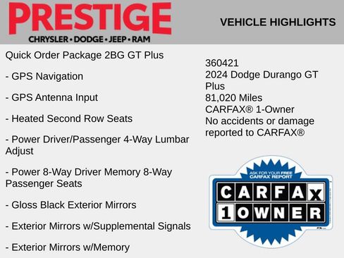 Used 2024 Dodge Durango GT RWD image 4