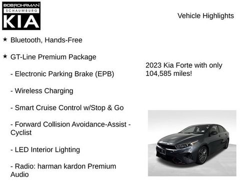 Used 2023 Kia Forte GT-Line w/ GT-Line Premium Package FWD image 7