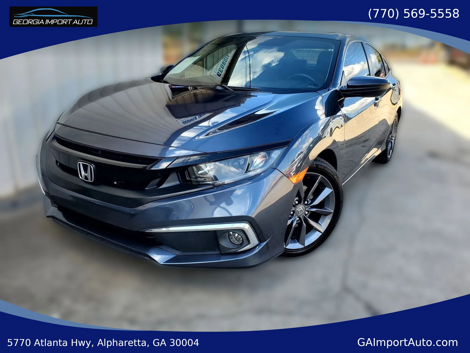 Used 2021 Honda Civic EX-L image 1