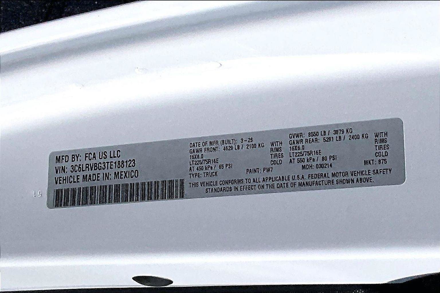 New 2026 RAM ProMaster 1500 FWD image 14