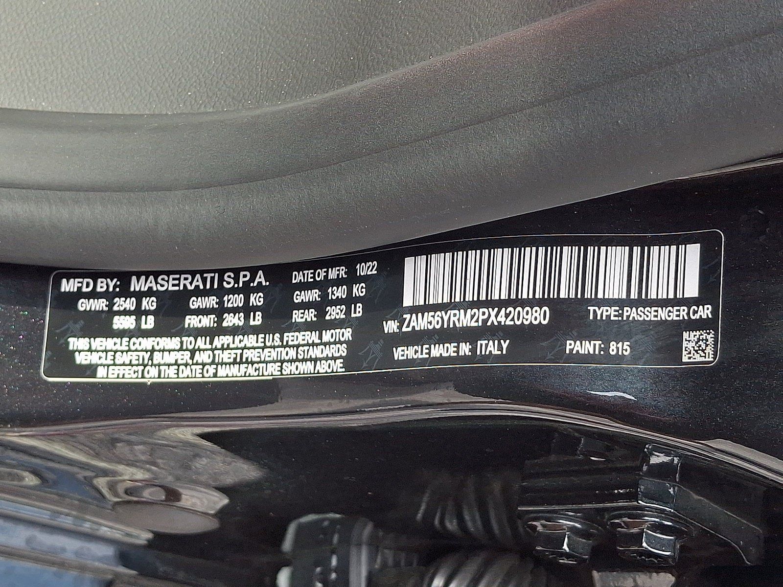 Certified 2023 Maserati Quattroporte Modena Q4 AWD/4WD image 47
