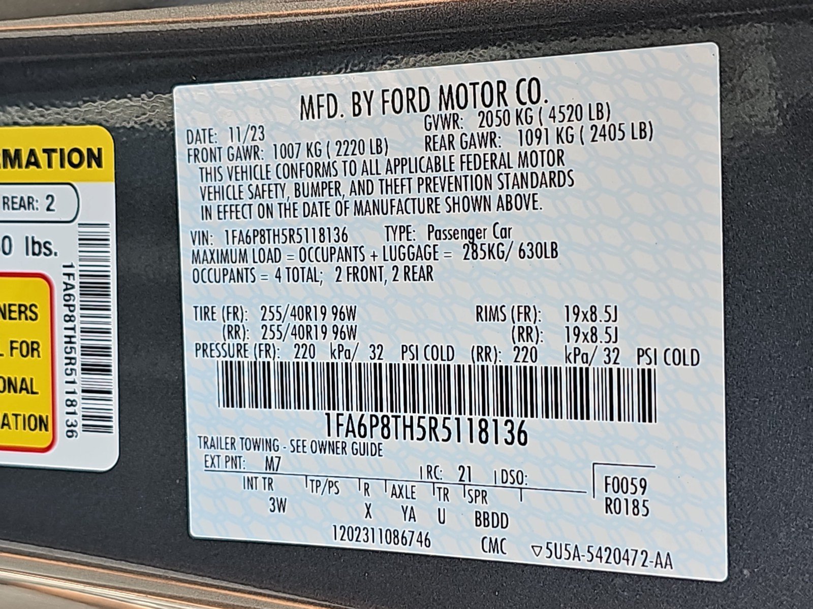 Used 2024 Ford Mustang Premium RWD image 35