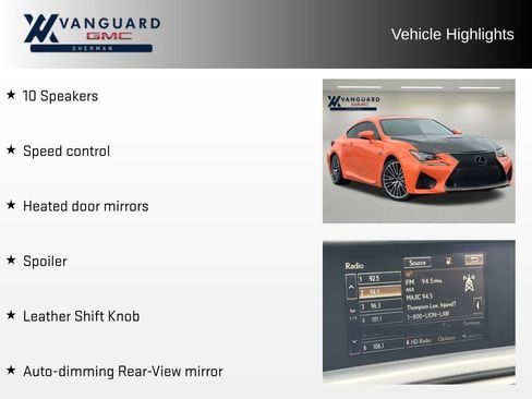 Used 2017 Lexus RC F RWD image 5