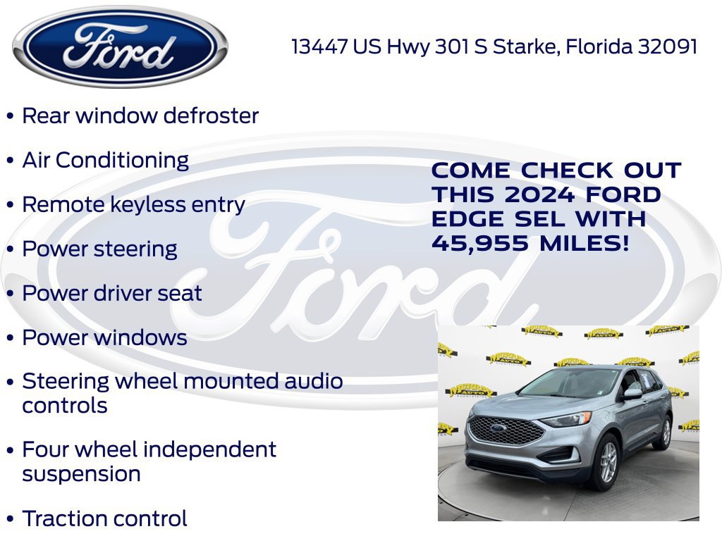Certified 2024 Ford Edge SEL AWD/4WD image 22