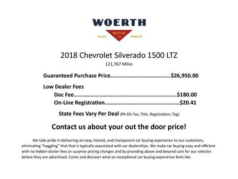 Used 2018 Chevrolet Silverado 1500 LTZ Z71 w/ LTZ Plus Package image 3
