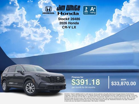 New 2026 Honda CR-V LX image 7