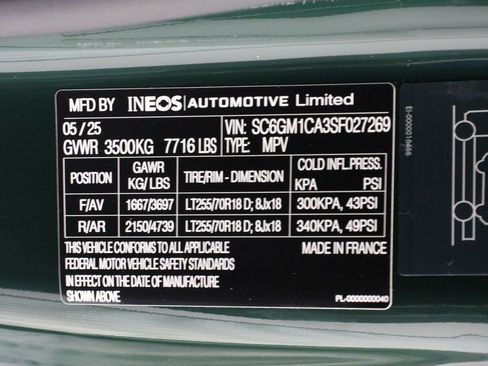 New 2025 INEOS Grenadier Fieldmaster Edition image 22