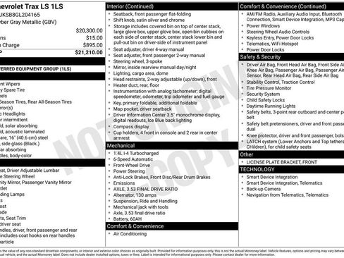 Used 2016 Chevrolet Trax LS image 2