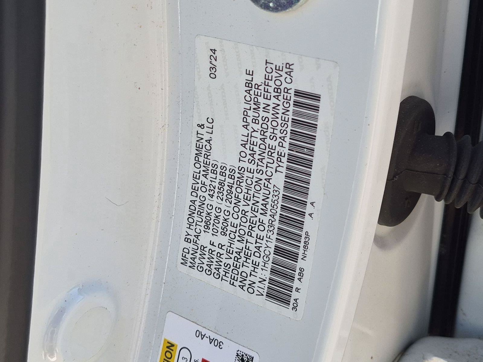 Certified 2024 Honda Accord EX image 19