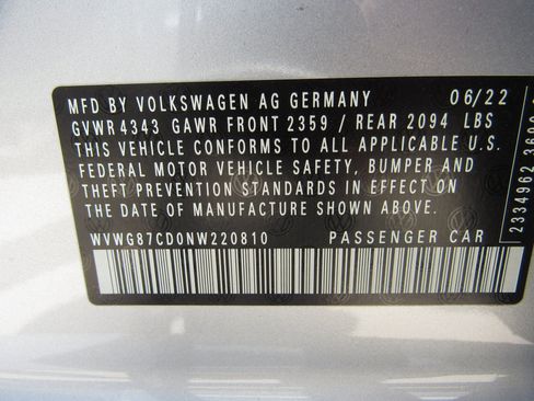 Used 2022 Volkswagen GTI S FWD image 6