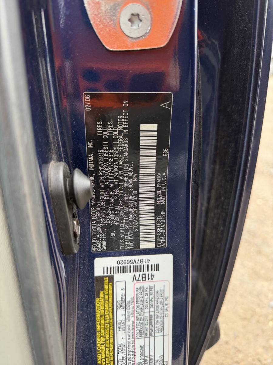 Used 2006 Toyota Sienna LE w/ LE Pkg 4 FWD image 37