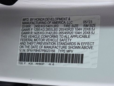 Certified 2023 Honda Passport EX-L image 30