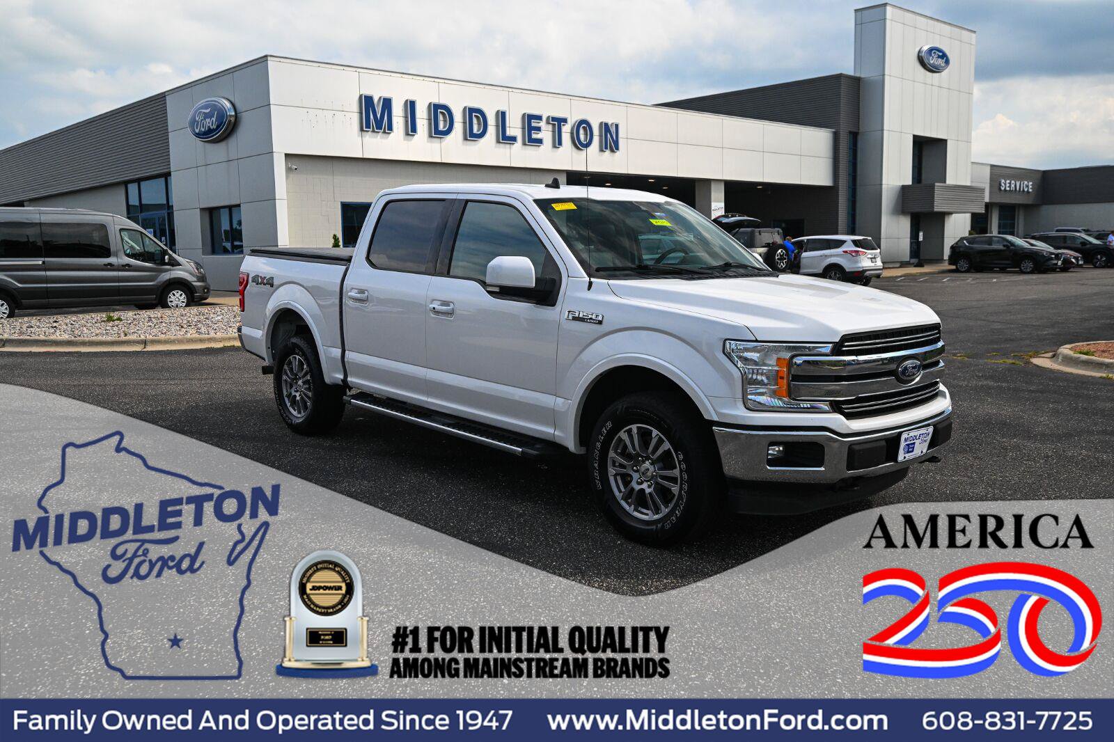 Used 2019 Ford F150 Lariat w/ Trailer Tow Package AWD/4WD image 1