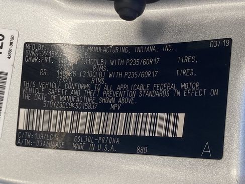 Used 2019 Toyota Sienna XLE FWD image 33